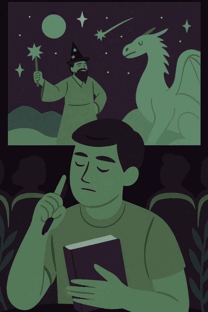 가공된 현실과 진실의 위험 끝단 이미지