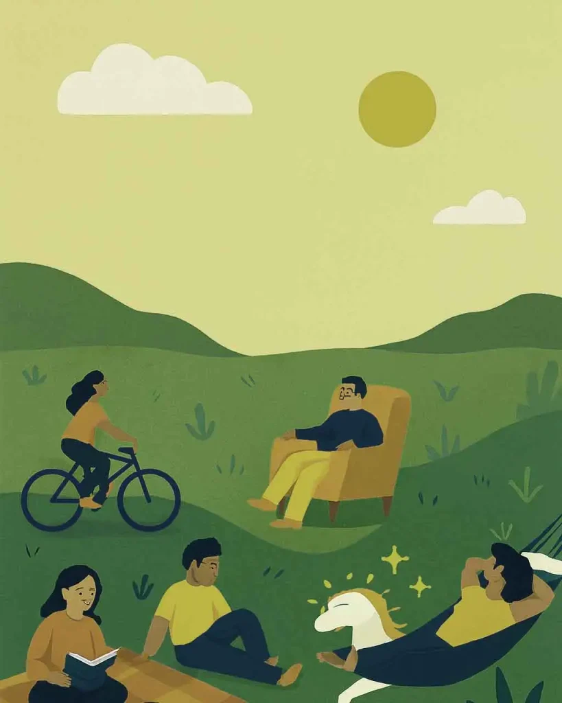 여유의 기술 끝단 이미지