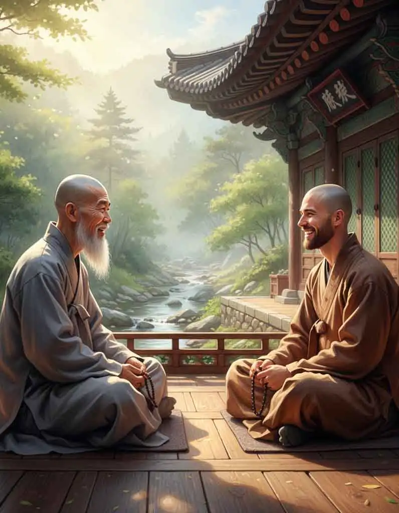 선의 나침반 끝단 이미지