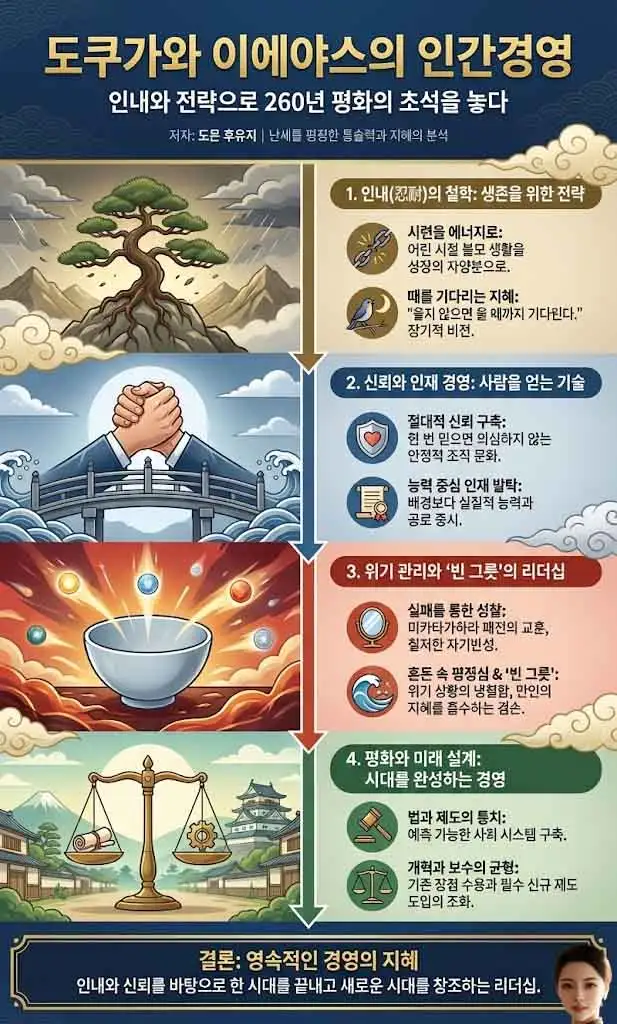 도쿠가와 이에야스의 인간경영 인포그래픽-1