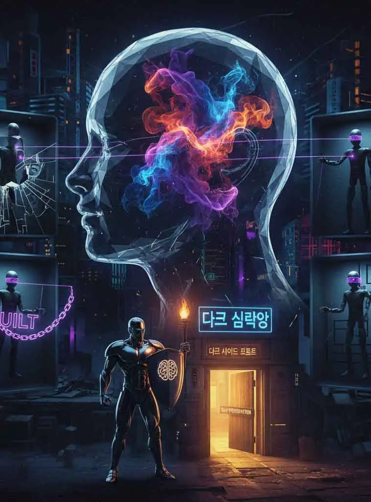 다크 심리학 끝단 이미지