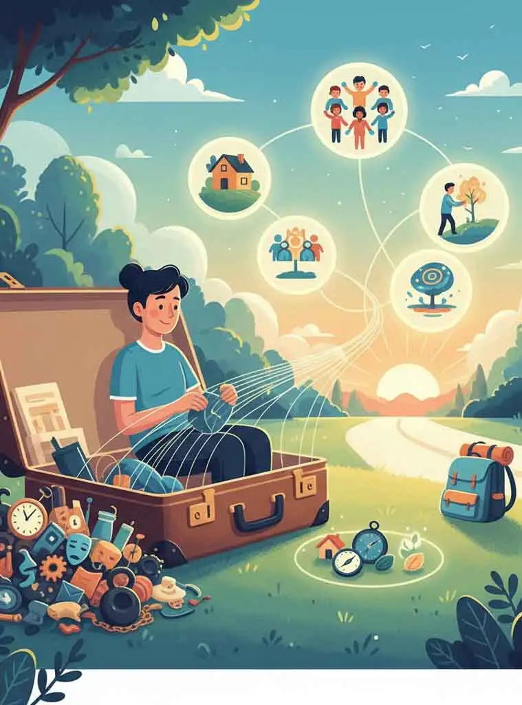 무엇이 나를 행복하게 만드는가 끝단 이미지