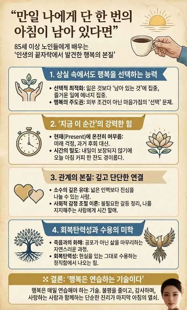 만일 나에게 단 한 번의 아침이 남아 있다면 인포그래픽-1