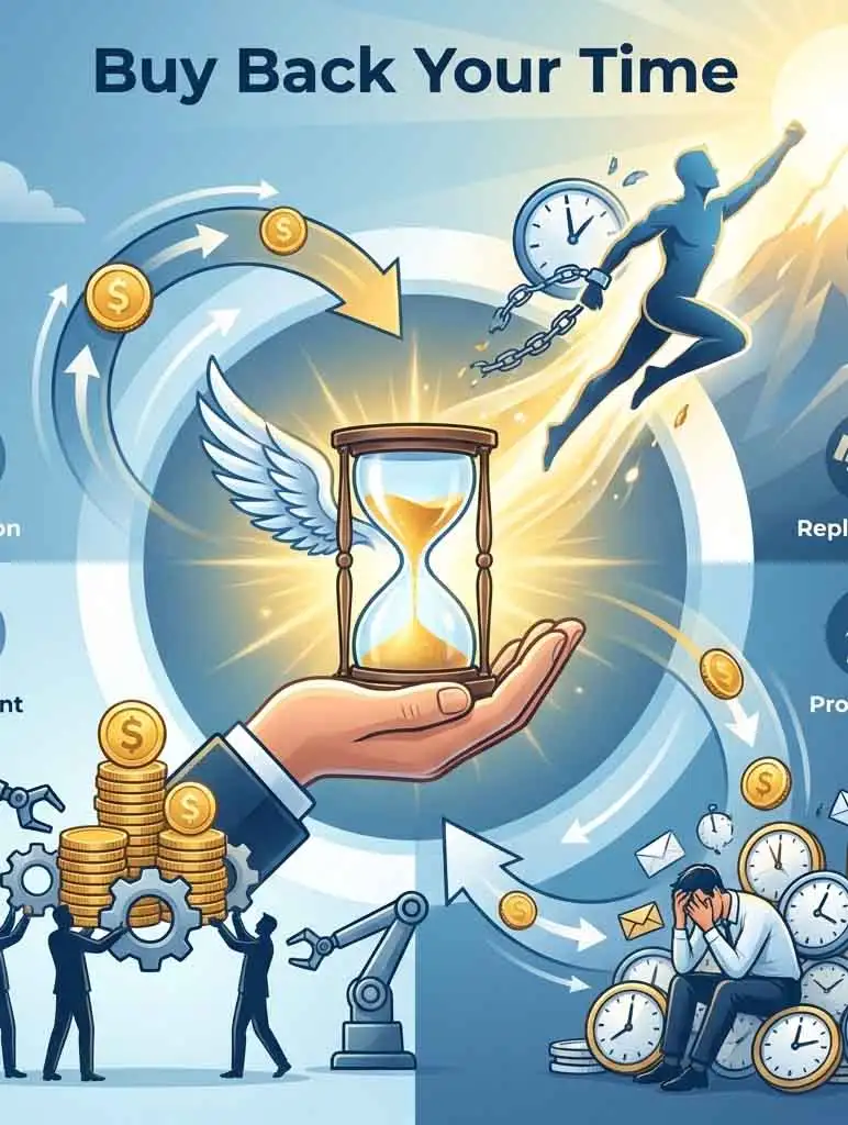 시간 해방 끝단 이미지