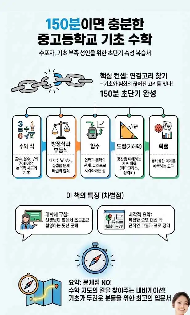 150분이면 충분한 중고등학교 기초 수학 인포그래픽-1