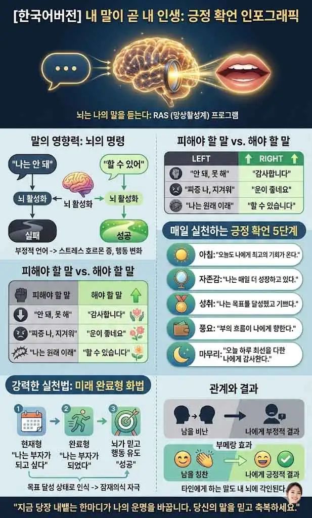 인생은 당신의 말로 결정된다 인포그래픽-1