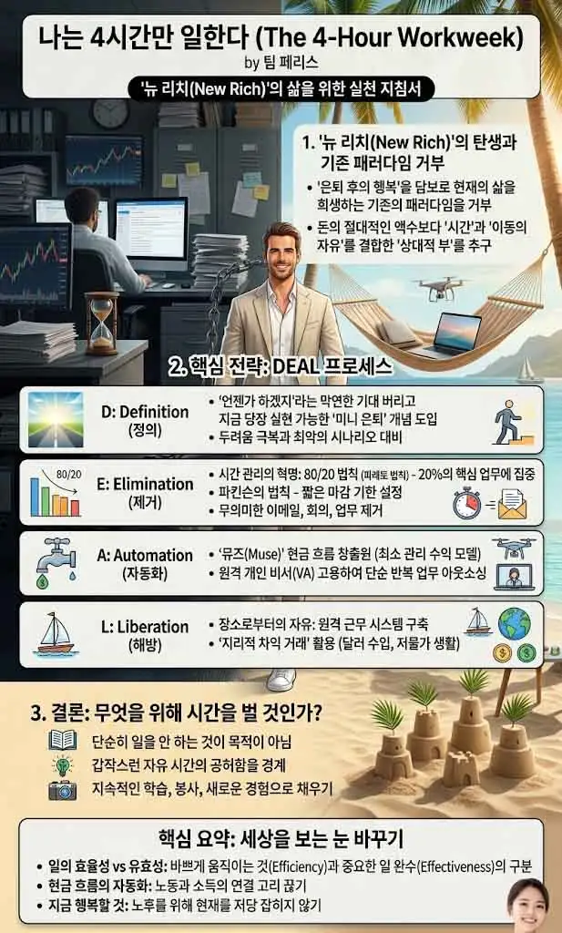 나는 4시간만 일한다 인포그래픽-1