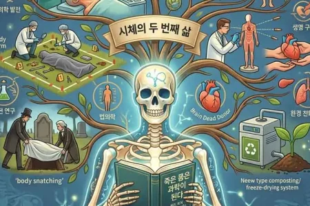 죽은 몸은 과학이 된다 표지 이미지