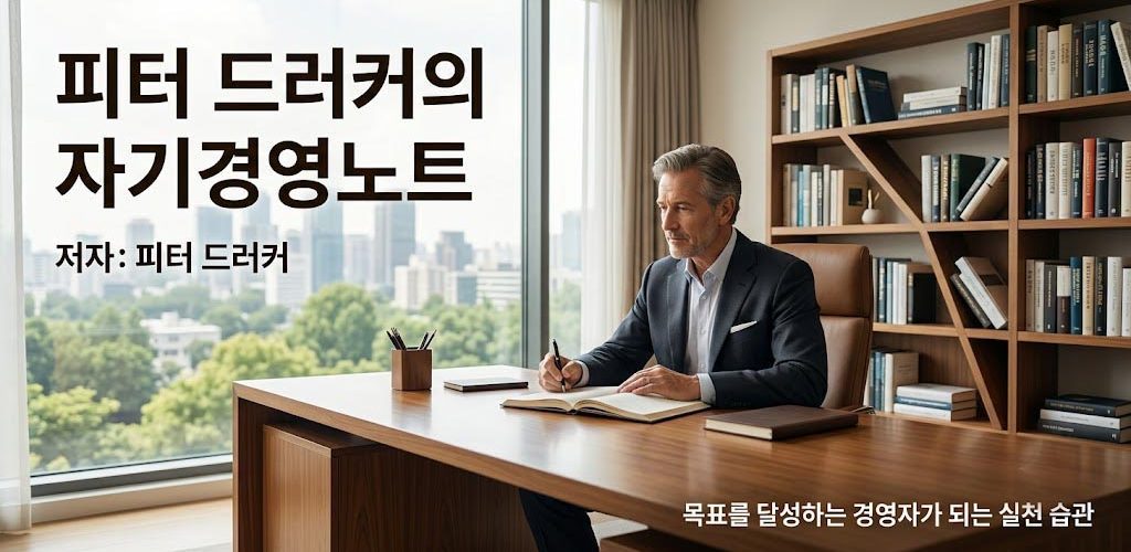 피터 드러커의 자기경영노트 표지 이미지