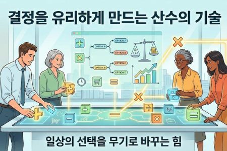 '결정을 유리하게 만드는 산수의 기술 표지 이미지